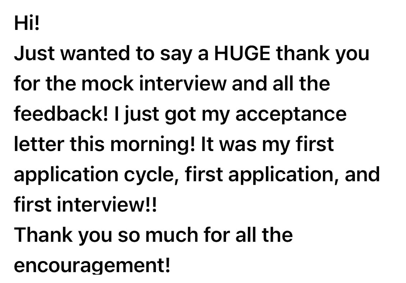 CRNA school acceptance